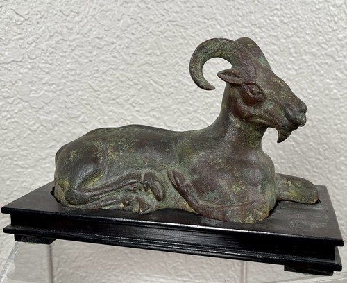 Antique chinese bronze goat - antique,