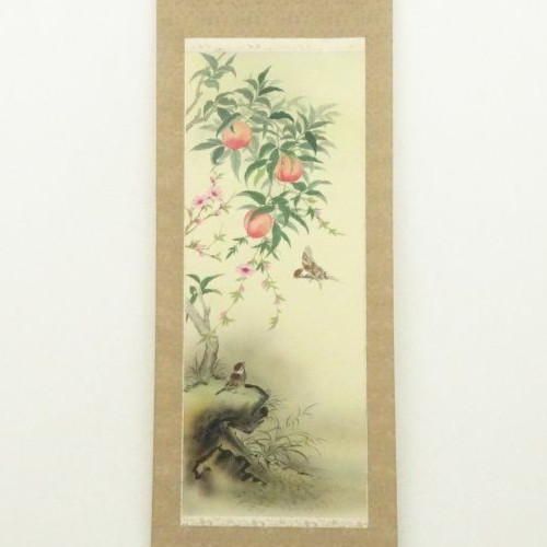 Peaches sparrows japanese - &,