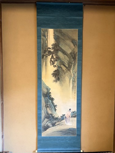 Japanese hanging scroll - scroll, art