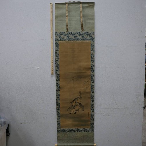 Vintage japanese kakemono ink - vintage,