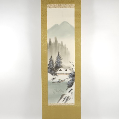 Vintage japanese wall scroll - wall,