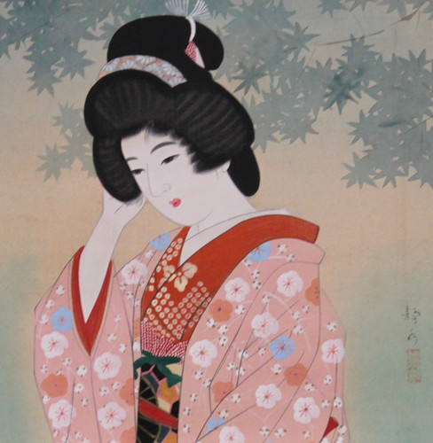 Antique japanese hanging - antique,