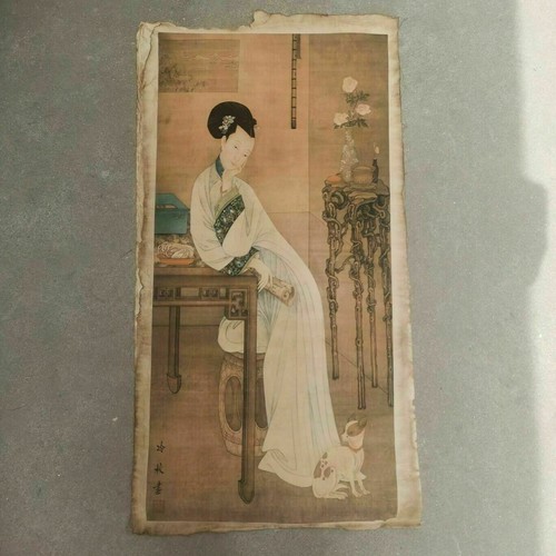 Chinese old scroll painting - chinese,