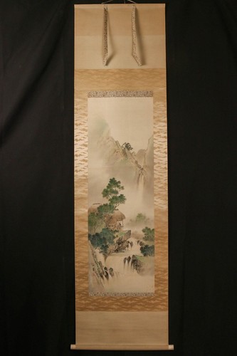 Japanese hanging scroll art - hanging,