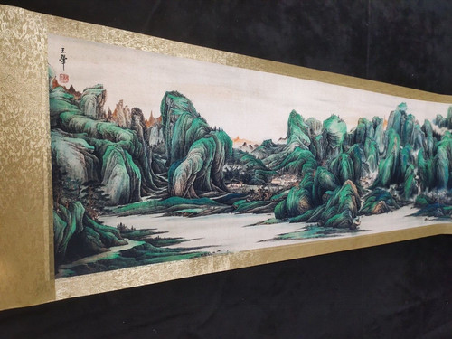 Antique scroll painting - antique,